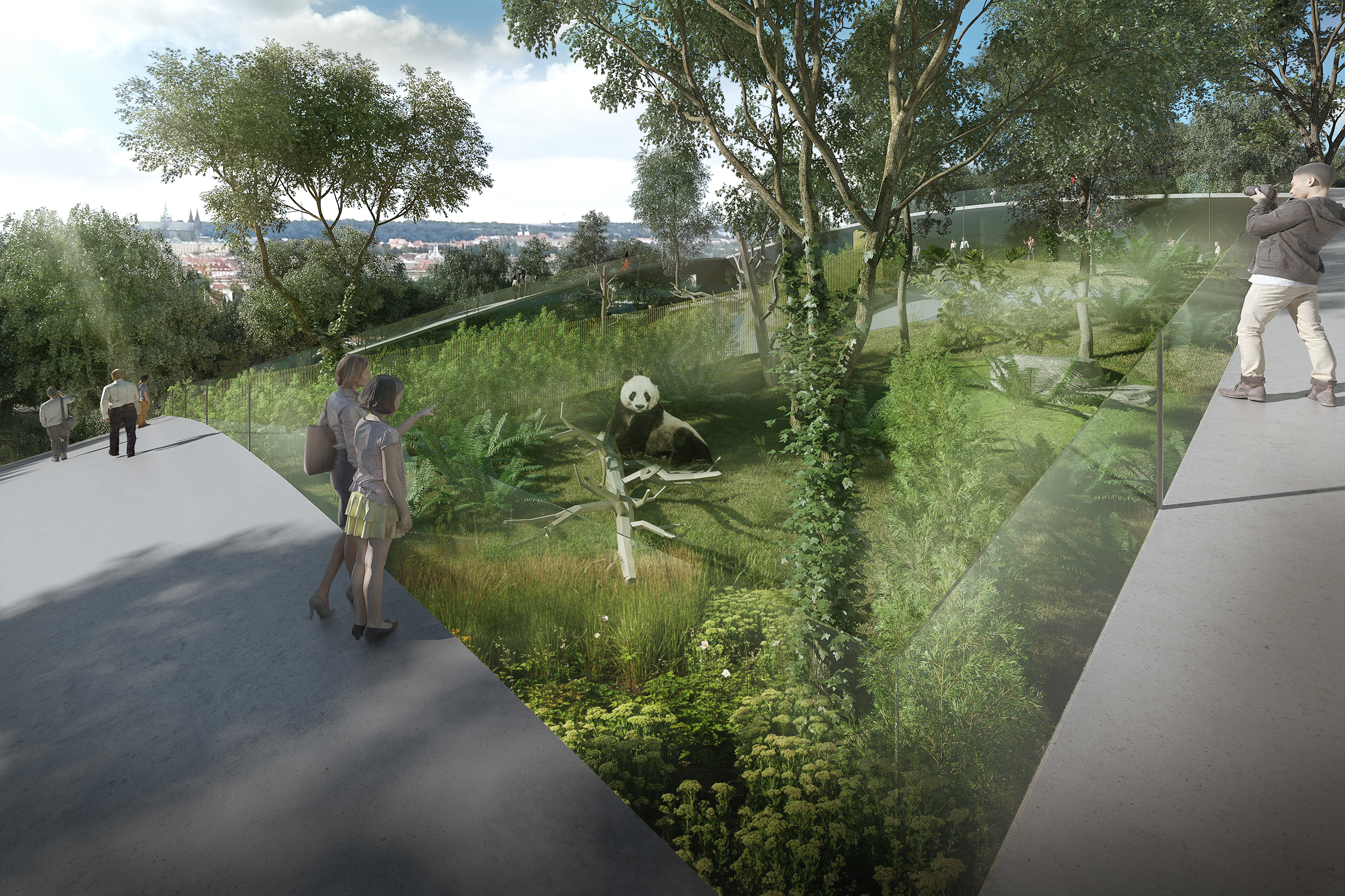 Panda Pavilion, Prague – Place & pace